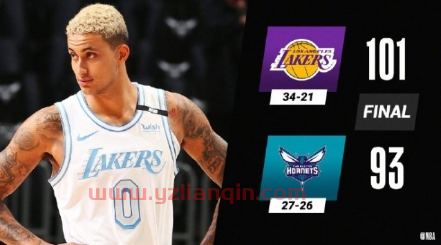 「乐动体育」NBA直播：湖人双杀黄蜂，库兹马隔扣砍24分惊艳全场